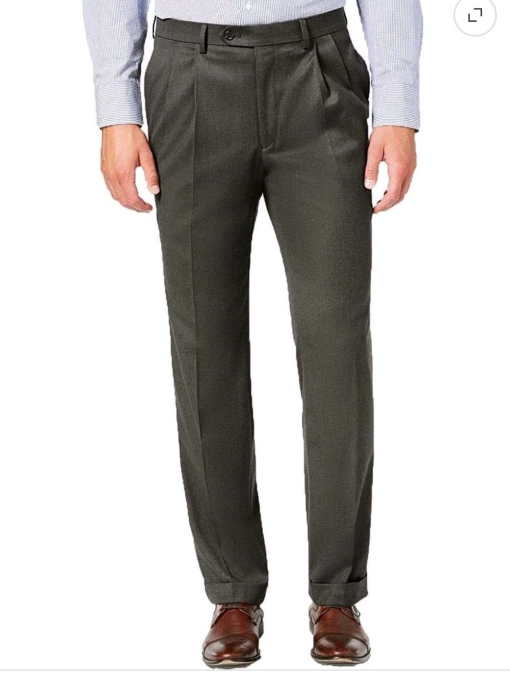 Lauren Ralph Lauren Wool Gray Slim Straight Dress Pants #3957